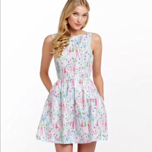 Lilly Pulitzer Dresses & Skirts - Lilly Pulitzer Sandrine Pop Dress Holy Grail Sz 00
